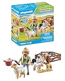 PLAYMOBIL Country 71444 Junger Schäfer mit Schafen, Hüten und Pflegen der Schafe mithilfe des...