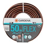 Gardena Comfort FLEX Schlauch 13 mm (1/2 Zoll), 50 m: Formstabiler, flexibler Gartenschlauch mit...
