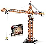 Reobrix 22013 Technic Turmdrehkran Ferngesteuerter Klemmbausteine, 14 Jahre+, 1288 PCS MOC...