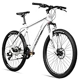 Bergsteiger Makalu 26 Zoll Mountainbike Aluminium, geeignet ab 150 cm, Scheibenbremse, Shimano 21...