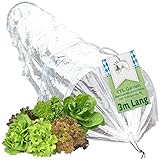 TTL Garden quick&easy Folientunnel 300x45x30cm mit PE Folie - sofort nutzbarer 3m Folien Tunnel mit...