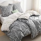 BEDSURE Bettwäsche 135x200 4teilig Bettbezug - Bettwäsche-Sets 135 x 200 cm 2er Set mit 2...