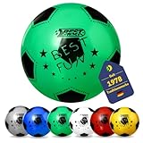 Best Sporting PVC-Ball Fun I Leichter Spielball I grüner Fußball I hochwertiger Wasserball I 23 cm...