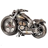 Gearmax Weinlese Motorrad-Wecker, Retro-Stil Tischuhr,Studenten Alarm Clock Tisch Schreibtisch,...