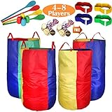 CWLAKON Outdoor Spiele Kindergeburtstag Partyspiele für Kinder Erwachsene, Sackhüpfen Säcke,...