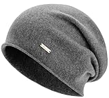 HAMUNI Mütze Damen Herren Australische 100% Wolle - Leichte Slouch Beanie Mütze, Atmungsaktiv...