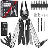 Geschenk für Männer, BIBURY Multitools, Outdoor Multi Tool faltbare Zange mit verbesserter Schere...