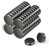 THIMOONS 40 Stück Magnete für Magnettafel,18 x 5mm Ferrit Magnete Stark Magnet Rund Kühlschrank...