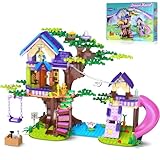 Cherubfunz Friends Baumhaus-Bauset, 791 PCS City Wald Haus Wohnung, Freundschaftsbaumhaus...