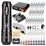 STIGMA Tattoo Maschine Set Kompletter Rotary Tattoo-Stift mit 20Pcs Tattoo Cartridges Nadeln...