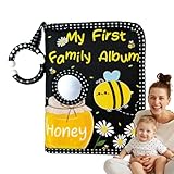 Baby Fotoalben - Erstes Baby Fotobuch Kleinkind Fotoalbum - Scrapbook Für 10x15 Bilder Stoffbuch...