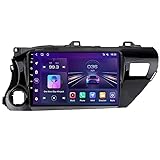 LOVVEEUV Android 15 Car Multimedia Radio 9 Zoll Navigations GPS Autoradio Für Toyota Hilux...