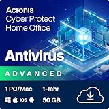 Acronis Cyber Protect Home Office 2023 | Security | 50 GB Cloud-Speicher | 1 PC/Mac | 1 Jahr |...