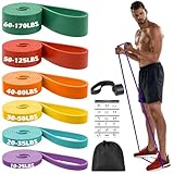 Zacro Resistance Bands, Fitnessbänder Widerstandsbänder Set mit Türanker, für Yoga, Pilates,...