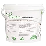 BioVegetal Rhododendrondünger mit Guano und natürlicher Langzeitwirkung durch Fixierung der...