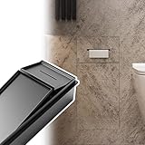 Toilettenpapierhalter Unterputz Vertiefte Toilettenpapierablage mit Abfalleimer, unsichtbarer, in...