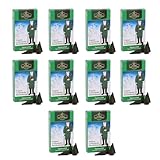 Crottendorfer Räucherkerzen Tannenduft 10er Pack (10 x 24 Stück) – Warmer, würziger Waldduft...