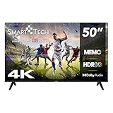 Smart Tech 50UW02K, 50 Zoll (126 cm) Smart webOS 4K UHD-Fernseher, YouTube, Prime Video, Disney+,...
