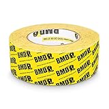 BMD - cral Hochleistungsklebeband (Gelb - 50mm x 40lfm) zur Verklebung von Dampfsperrfolie...