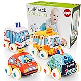 Tippi - Fahrzeuge aus Stoffspielzeug zum Ziehen - Spielautos für Babys oder Kinder - geeignet ab 9...