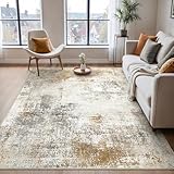 BEIMO Waschbarer Teppich Wohnzimmer, Abstrakt Design Teppich Schlafzimmer Kurzflor, Groß Teppich...