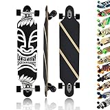 MAXOfit Longboard Mystic No. 16 - Drop Through Board mit robustem Deck und mittelweichen Rollen -...