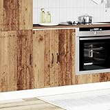 Vopese Holzwerkstoff Küchenunterschrank Lucca Altholz 60x46x81,5cm für Schüssel, Teller, Töpfe -...