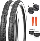 ZUKKA 2er-Pack Faltbarer 26 Zoll Reifen 26x1.75 Mantel 47-559 Fahrrad Ersatzreifen Plus 2er-Pack 26...
