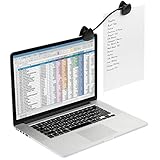 Kensington FlexClip-Konzepthalter mit flexiblem Hals für eine optimale Dokumentausrichtung, Zur...