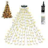 TEINNGO 400 LED Lichterkette für Weihnachtsbaum Mit Fernbedienung, Dimmbare Beleuchtung 16 X 2M, 8...