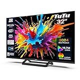 TuTu TUB32HN1NC Fernseher 32 Zoll (80cm) LED HD-Ready Triple Tuner (DVB-T/T2-C-S/S2) HDMI USB-Media...