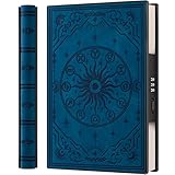 A5 Tagebuch mit Zahlenschloss und 180° Liegeflach, aus weichem PU-Leder mit geprägtem...