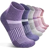 Merino Kurz Viertellänge Wandersocken, Sneaker Socken, Thermosocken Warme Wintersocken Wollsocken,...
