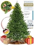 Weihnachtsbaum künstlich [100% Spritzguss] - Naturgetreuer Tannenbaum mit Stabiler Spitze | Premium...