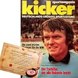 Echte, historische Fußballzeitschrift vom Jahr der Geburt ab 1970 bis 1995 - Echtheit durch...