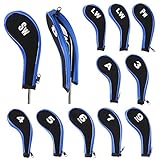 IGNPION Golf Eisen Kopfbedeckung Club Heads Protector Wedge Headcovers Langer Hals mit...