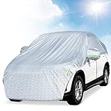 Autoabdeckung Halbgarage Ninonly Halbgarage für Auto Abdeckplane Oben Wasserdicht Staubdicht...
