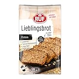RUF Lieblingsbrot Protein, kernige und proteinreiche Brotbackmischung ohne Mehl und Hefe, Brot ohne...