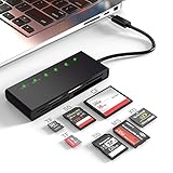 USB C Multi Kartenlesegerät, SD/TF/CF/Micro SD/XD/MS Type-C 5Gps High Speed 7-in-1 sd kartenleser...