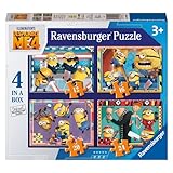 Ravensburger Minions – Ich – Einfach Unverbesserlich, 4 Puzzles für Kinder ab 3 Jahren, 4 in...