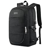 AMBOR Rucksack Herren, 17,3 Zoll Laptop Rucksack Schulrucksack mit USB-Ladeanschluss, Backpack Damen...