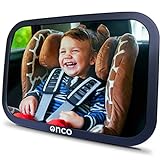 Onco 360° Baby Autospiegel - 2023 Vergleichssieger, 100% Bruchsicherer Rücksitzspiegel für Baby,...