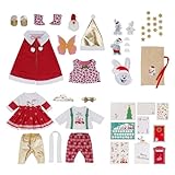 BABY born Adventskalender mit 24 Überraschungen, Puppenkleidung und Accessoires für 43 cm Puppen,...