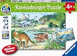Ravensburger Kinderpuzzle - 05128 Saurier und ihre Lebensräume - 2x24 Teile Wieso? Weshalb? Warum?...