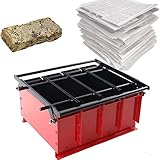 Papier Log Brikett Maker Zeitung Brikett Maker DIY Papier Ziegel Maker Feuerofen Heizung Feuerofen...