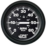 Faria Euro Black 10,2 cm Tachometer 60 MPH (GPS)