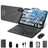 GOODTEL Tablet PC 10.1 Zoll Android 15 Octa-Core, 22GB(8+14)+128 GB ROM, 5G + 2,4G WiFi, GMS,...