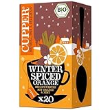 Cupper Bio Gewürztee 'Winter Spiced Orange', Kräutertee, Chai, Zimt, Hibiskus, 20 ungebleichte...