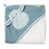 Fehn Badetuch Baby Drache - Badehandtuch Kinder Poncho aus Frottee - Handtuch mit süßem Drachen -...