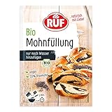 RUF Bio Mohnfüllung, herzhafte Grundlage für Mohn-Kuchen, Mohn-Schnecken & Mohn-Zöpfe, kann mit...